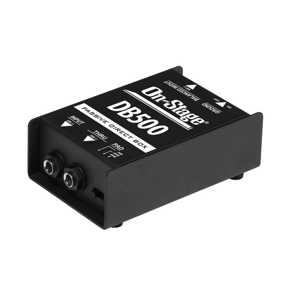 On-Stage DB500 Direct Box Black