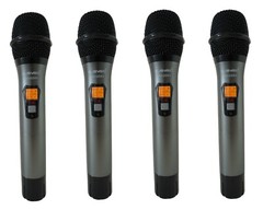 4-Channel UHF Diversity Wireless Handheld Microphone System (4×40 FQ) MU-UDX4-HH