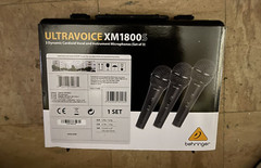 BRAND NEW BEHRINGER XM1800S ULTRAVOICE DYNAMIC CARDIOID VOCAL MICROPHONE 3-PACK