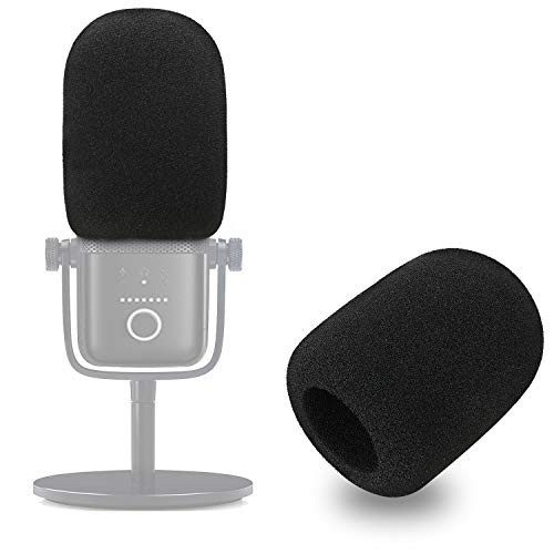 Wave 3 Pop Filter – Professional Mic Windscreen Foam Cover Compatible with