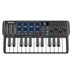 🎹 Donner DMK25 Pro MIDI Keyboard DJ Controller OLED 25 Key 8 Drum Pad Touch Bar
