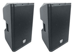 (2) Rockville DX12 12″ Class D 2000w PRO Powered Active DJ PA Speakers 500w RMS!