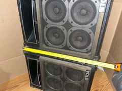 TOA Speaker System Stage Monitor RS-20 WITH COVERS LOT OF 2 SPEAKERS
