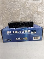 PreSonus BlueTube Dual Path 2-Channel Mic/Instrument Preamp No Power Cord Untest