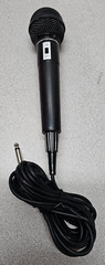 Corded/Wired Handheld Microphone 34069 Karaoke Band DJ MC Black