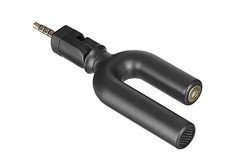 Movo MA2010 Omnidirectional 3.5mm Microphone with Headphone Monitoring Input