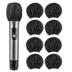 200 Pcs Microphone Cover Disposable Mic Windscreen Protective Cap Cover for KTV