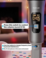 Ultra-Far UHF Wireless Microphone System with Rechargeable Receiver