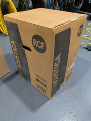 RCF C3108-96 TWO-WAY PASSIVE SPEAKER SYSTEM BLACK made in Italy