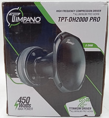 Timpano TPT-DH2000 PRO 2″ Exit Compression Driver Horn 450 Watts Max Power 8 Ohm