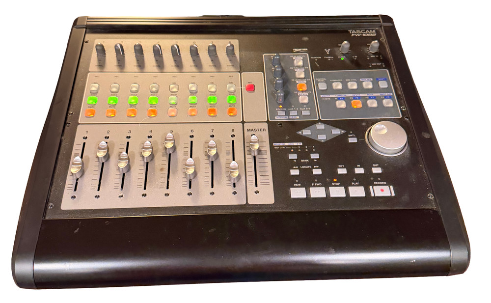 Tascam FW-1082 FireWire Audio/MIDI Interface Control Surface w/ Power Supply