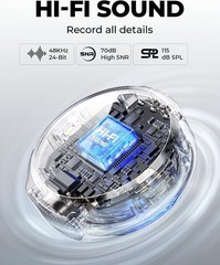 Wireless Microphone Mini Lapel 1000ft Range Hi-Fi Noise Cancellation for Video