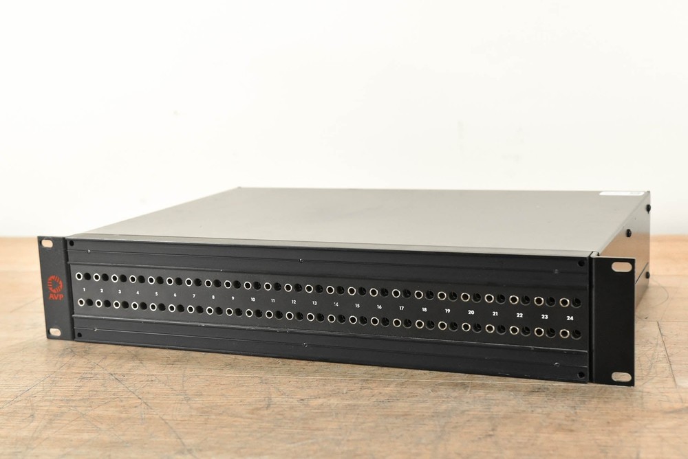 AVP JR-48N 2RU Patch Panel with 24 Send/Receive Circuit Pairs CG0044H
