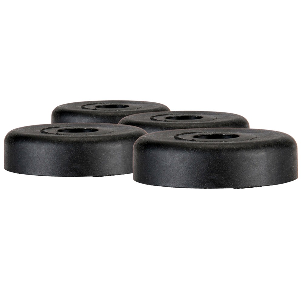 Four Pack Penn Elcom F1687 Rubber Cabinet Foot 1.5″ Dia. x 0.375″ H Heavy-duty