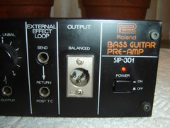 Roland SIP-301, Bass Guitar Preamp Compressor Equalizer Crossover, Vintage Unit