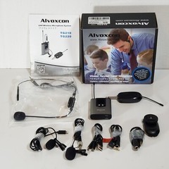 Alvoxcon Single Wireless Headset Microphone System TG210 – TG220 UHF 3.5mm New