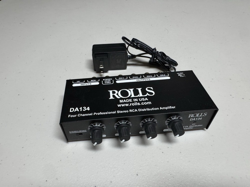 Rolls DA134 4-Channel Distribution Amplifier