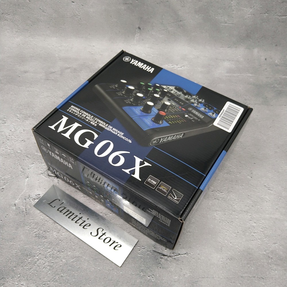 YAMAHA MG06X 6ch Mixing Console 2 Mic Stereo Mixer Digital Effects MG 06 MG06 X