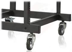 Rack Mount Cart Stand Rolling Studio Mixer Gear Pro Audio IT Server Holder Case
