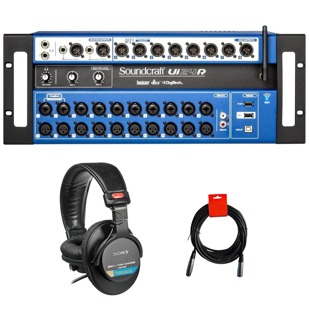 Soundcraft Ui24 Remote-Controlled 24-Input Digital Mixer