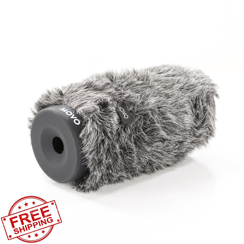 Movo Furry Windscreen 6.3″ Microphone