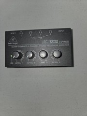 Behringer microamp ha400 4channel amplifier. no cords