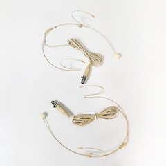 2x For Shure Wireless System Headset Mic Headworn Microphone Mini XLR 4 Pin TA4F