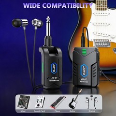 JOYO 2.4G Wireless in Ear Monitor System Auto Pairing Stereo Transmitter Receive