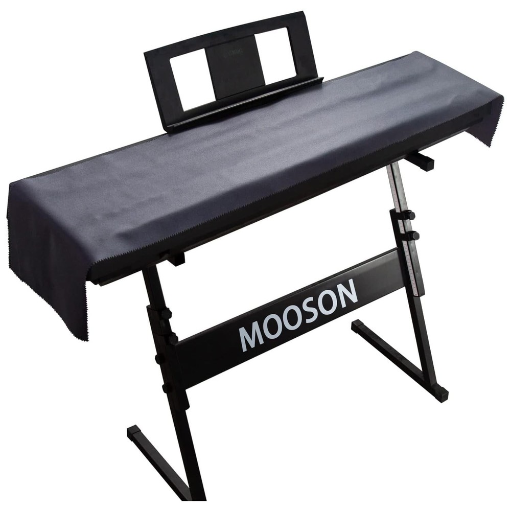 Mooson Keyboard Piano Cover, Digital Dust Light Luxury Black