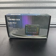 Hayner Seek H1 Black Podcast Equipment DJ Audio Mixer / Live Streaming New