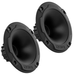 2x DS18 PRO-HT1 Black 4.5″ Screw-on 1″ Throat Plastic Circular Horn Waveguide