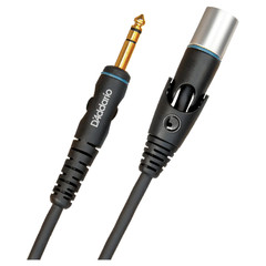 D’Addario Custom Series 1/4″ to XLR Microphone Cable, 5 feet – PW-GMMS-05