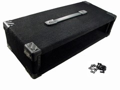 PROCRAFT 2U 9″ Deep Rack Case in Black Carpet Wrap – Top Handle w/ Rack Screws