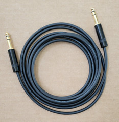 1 – 25’FT Mogami 2552 Gold 1/4″ TRS Balanced Stereo Patch Audio Microphone cable