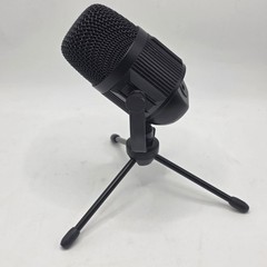 Unbranded Desktop USB Microphone Black Tripod Stand Retro Gaming Podcast Mic
