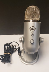 Blue Yeti Professional Multi-Pattern USB Condenser Microphone Tested Works