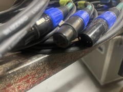 USED- 5 Foot Blizzard Cool Cable DMX 5pin 5q 7 available