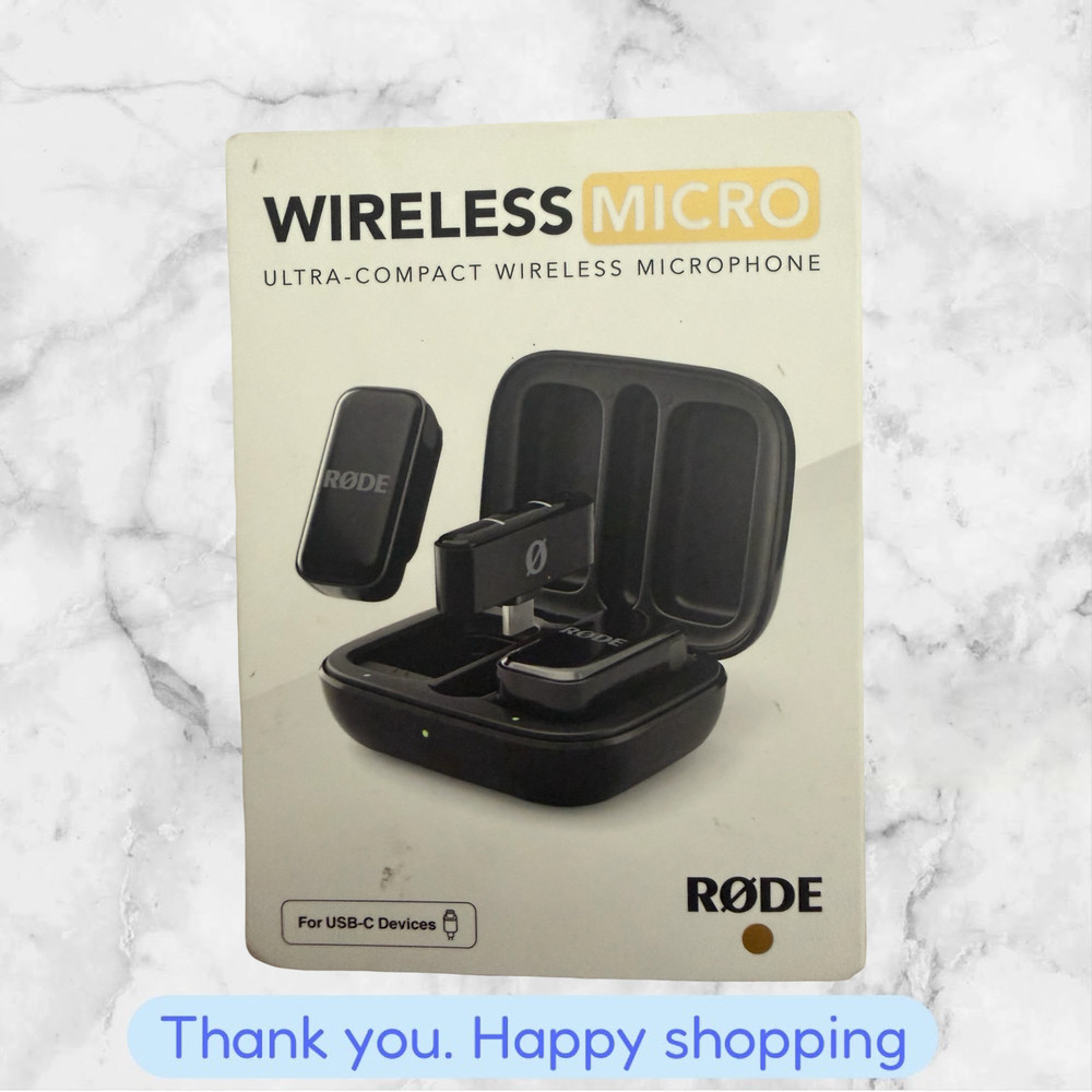 Rode Micro 20Hz – 20kHz Wireless Microphone 0927-3037-02-13 NEW SHIPPING