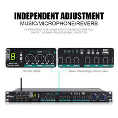 110V 220V DSP Professional Audio Digital Processor KTV Karaoke Effect System