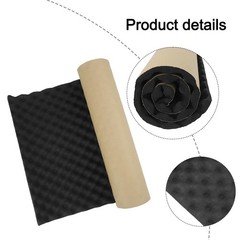 Acoustic Foam Insulation Wall Car Studio Soundproof Dampening Pad 50X100cm