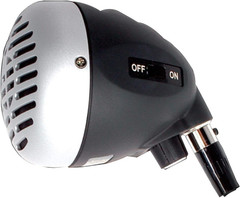 H-5 Harmonica Microphone – Black Finish W/ Aluminum Grille