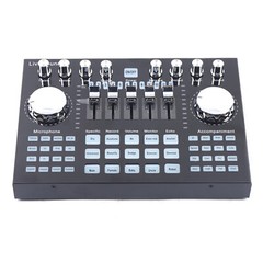 Voice Changer Sound Live Sound Card for Live Streaming Audio Mixer Broadcast