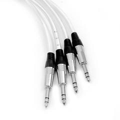 – SAST-4-8-3 – 4 Channel 1/4″ TRS Insert Snake Cable to 8 1/4″ TS – 3 Feet