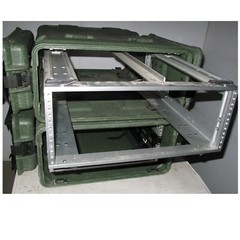 Rackmount 04U x24 ECS Legacy Composite Shock Mount Shockmount Case Green G/F