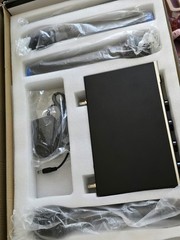 UHF Wireless Microphone System 4 Channel Receiver w/ 3 Handheld Mics Bundle Read
