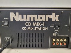 NUMARK CD MIX-1 Professional Dual CD Mixing Console Used tested no power adapter