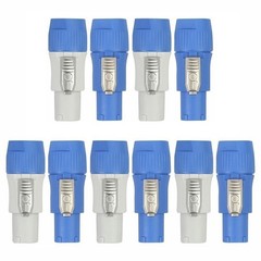 (5 EACH)NAC3FCB & NAC3FCA PowerCON Cable Connector Replacement for Neutrik