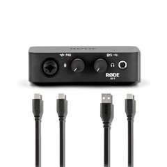 Rode Ai-1 Studio-Quality USB Audio Interface with Rode SC17 1.5m USB-C to USB-C