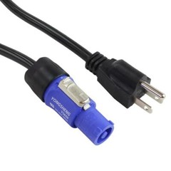 Blastking 3 Pin AC Power Plug to Powercon 50 Ft Heavy Duty Cable – C1PCON-50