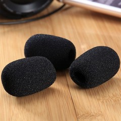 5X Black Handheld Stage Microphone Windscreen Foam Mic Cover Soft Sponge 35x10mm